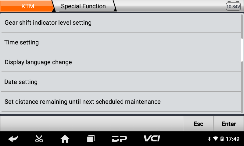 OBDstar MS50 functions